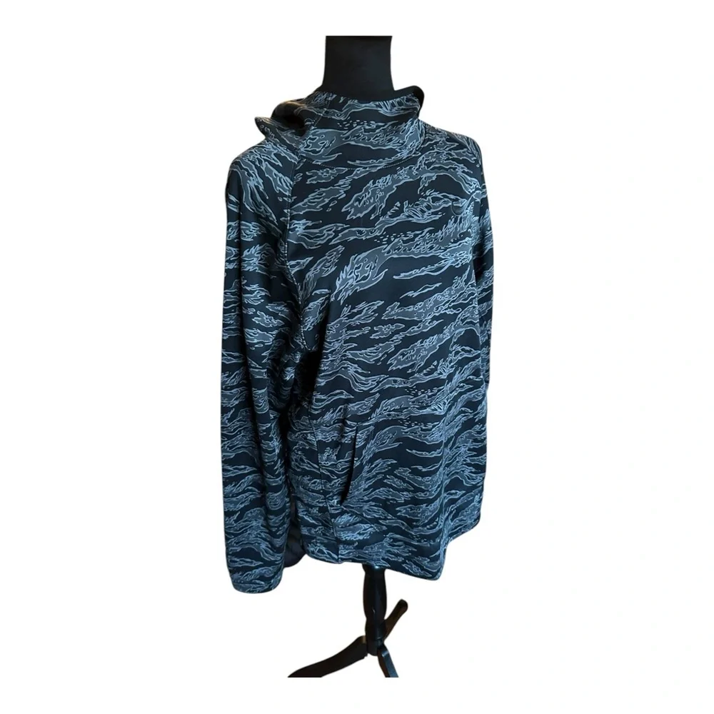 NIKE Men’s Dri-FIT Basketball Hoodie – Black Camo – Size S